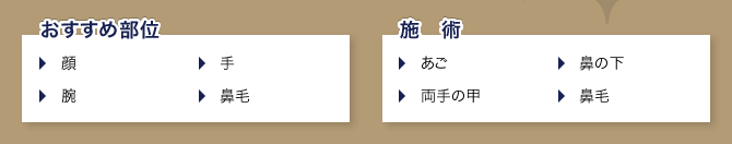 おすすめ部位